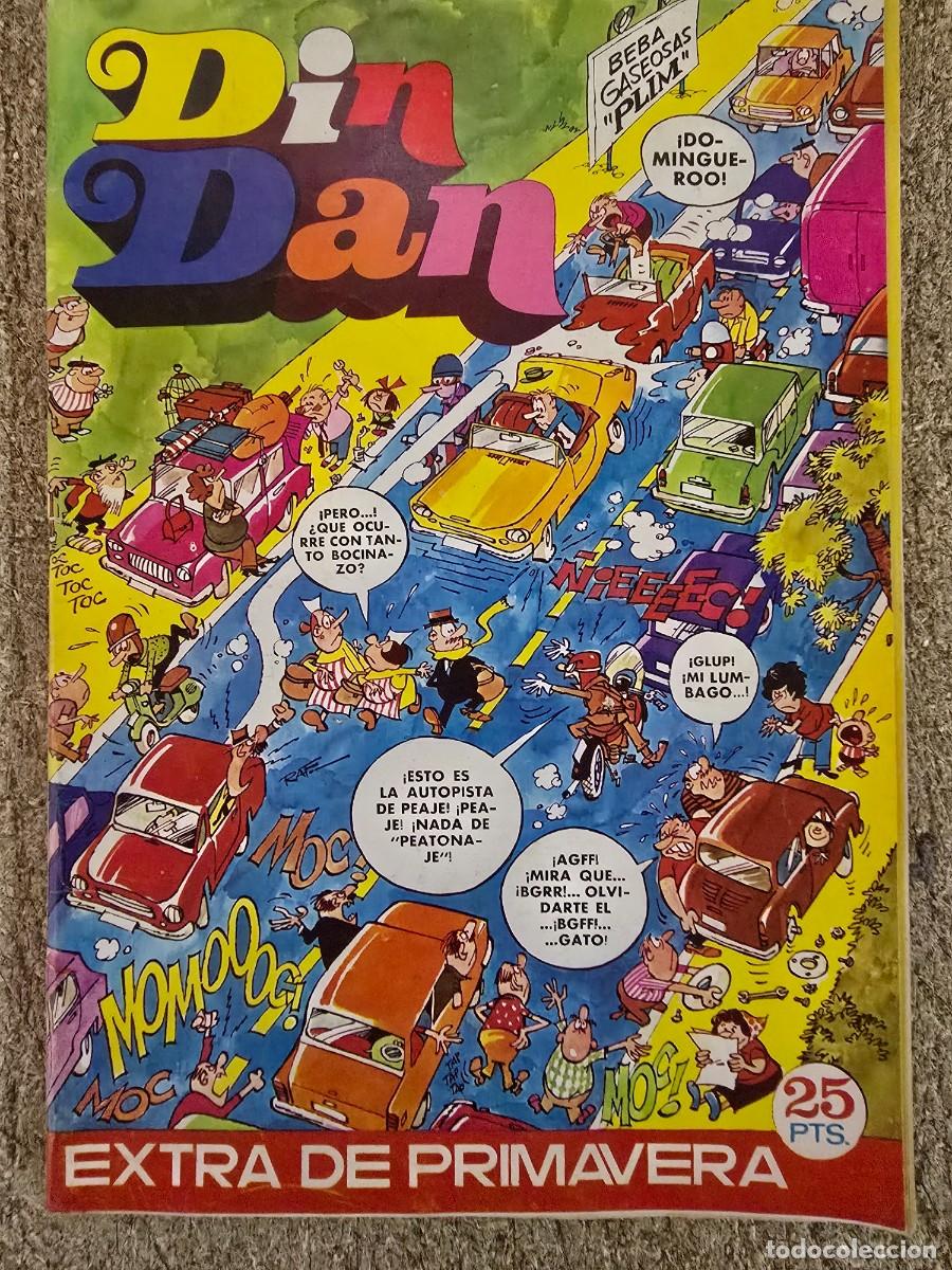 Giornalini: Din Dan Extra de Primavera 1973.Bruguera