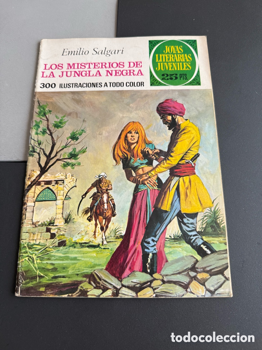 Tebeos: LOS MISTERIOS DE LA JUNGLA NEGRA ( Emilio Salgari). Joyas Literarias Juveniles n 149. 1 Edici&oacute;n
