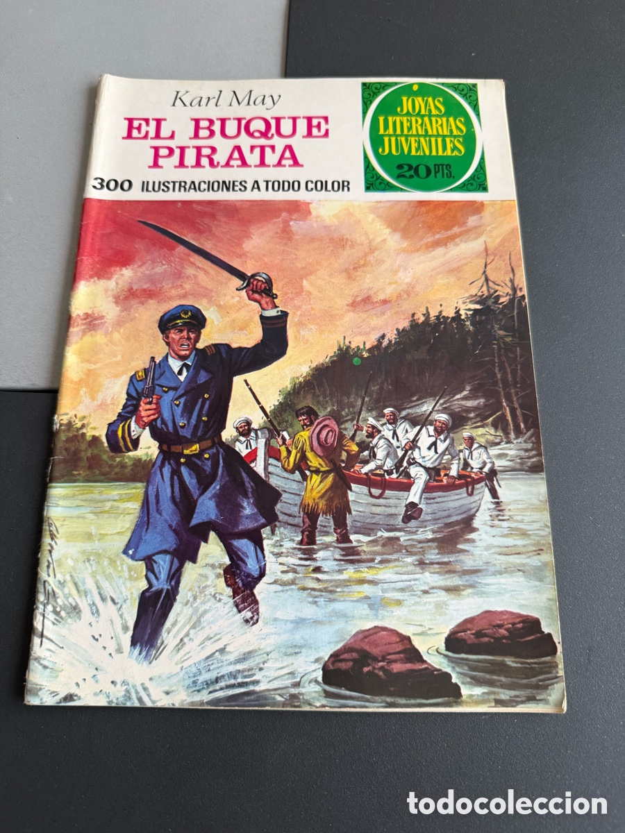 Tebeos: EL BUQUE PIRATA ( Karl May). Joyas Literarias Juveniles. n 136. 1 Edici&oacute;n
