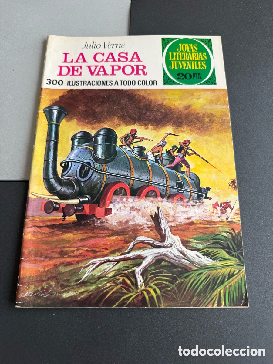 Giornalini: LA CASA DE VAPOR ( Julio Verne). Joyas Literarias Juveniles. n 134. 1 Edici&oacute;n