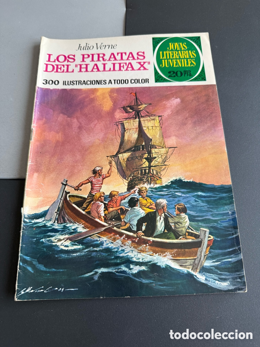 Tebeos: LOS PIRATAS DE HALIFAX( Julio Verne ). Joyas Literarias Juveniles. n 133. 1 Edici&oacute;n