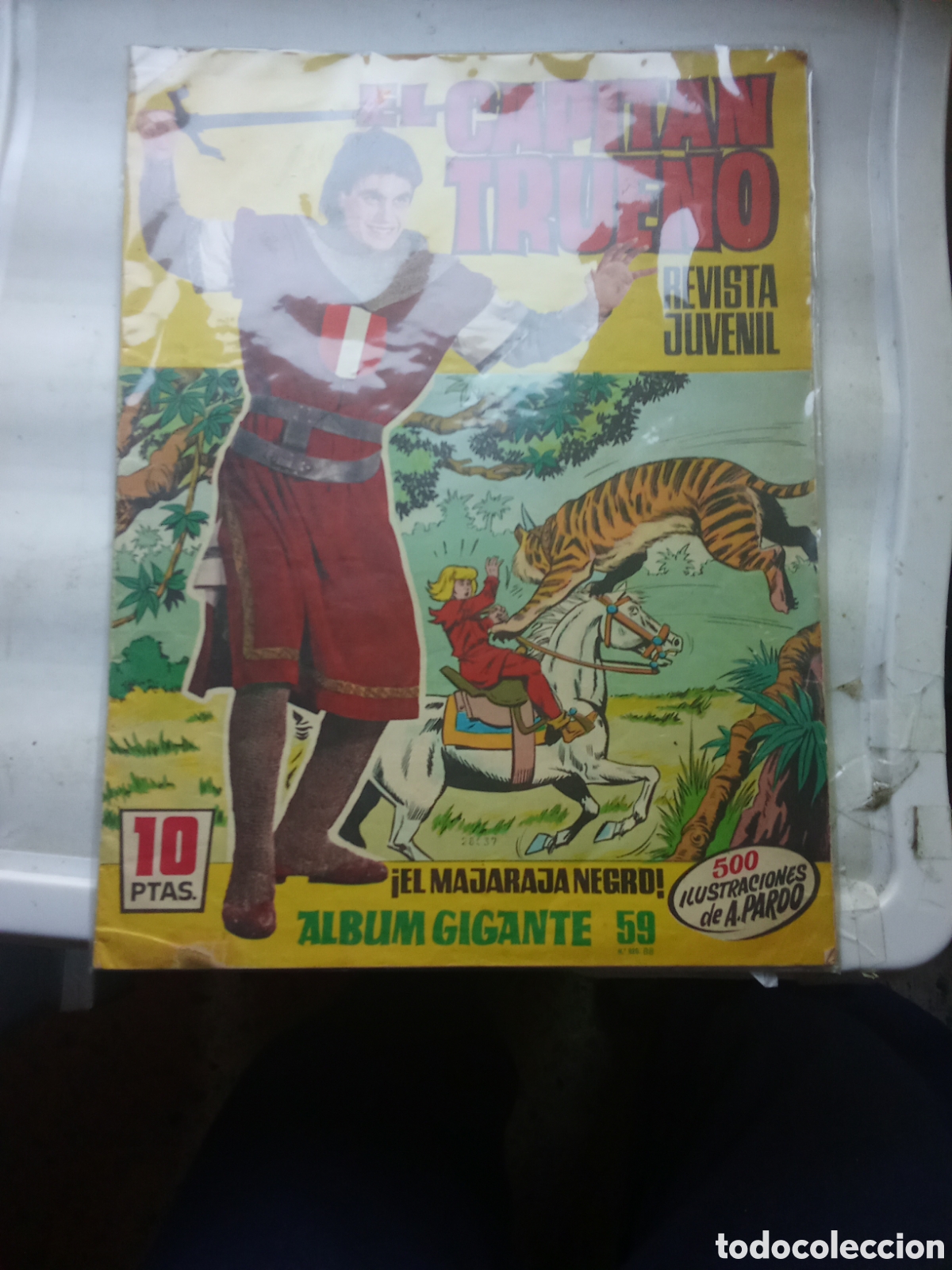 BDs: EL CAPITAN TRUENO EL MAJARAJA NEGRO ALBUM GIGANTE 59