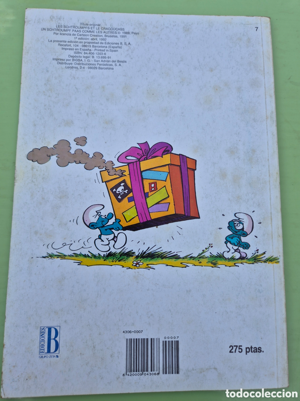 Tebeos: OLE LOS PITUFOS N 7 bruguera - Foto 2