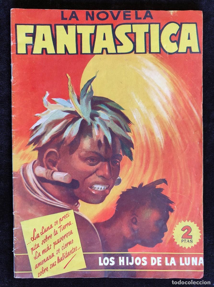 BDs: LOS HIJOS DE LA LUNA, A. HYATT VERRIL. LA NOVELA FANT&Aacute;STICA. ED. BRUGUERA, 1944