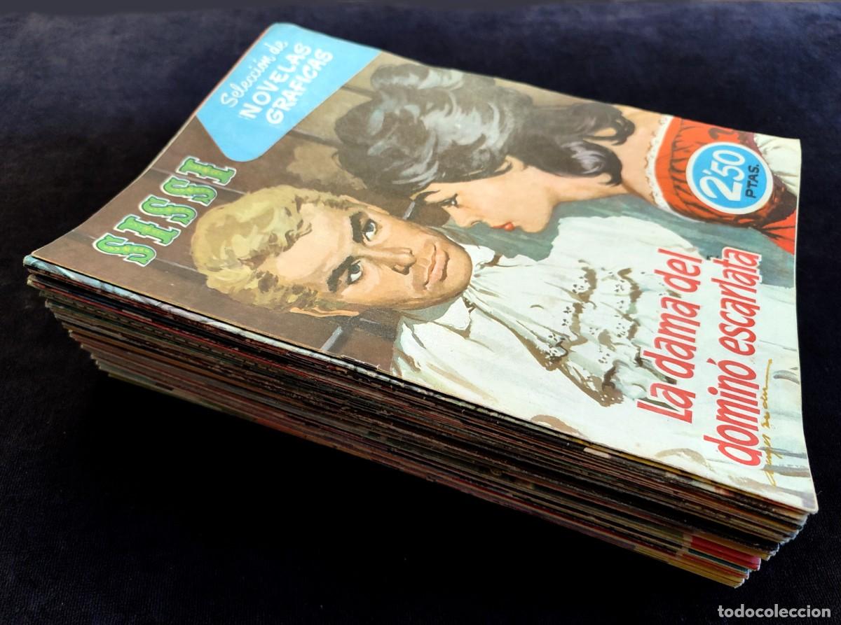 BDs: LOTE DE 62 N&Uacute;MEROS SISSI, SELECCI&Oacute;N NOVELAS GR&Aacute;FICAS - REVISTA FEMENINA. ED. BRUGUERA, 1960-61