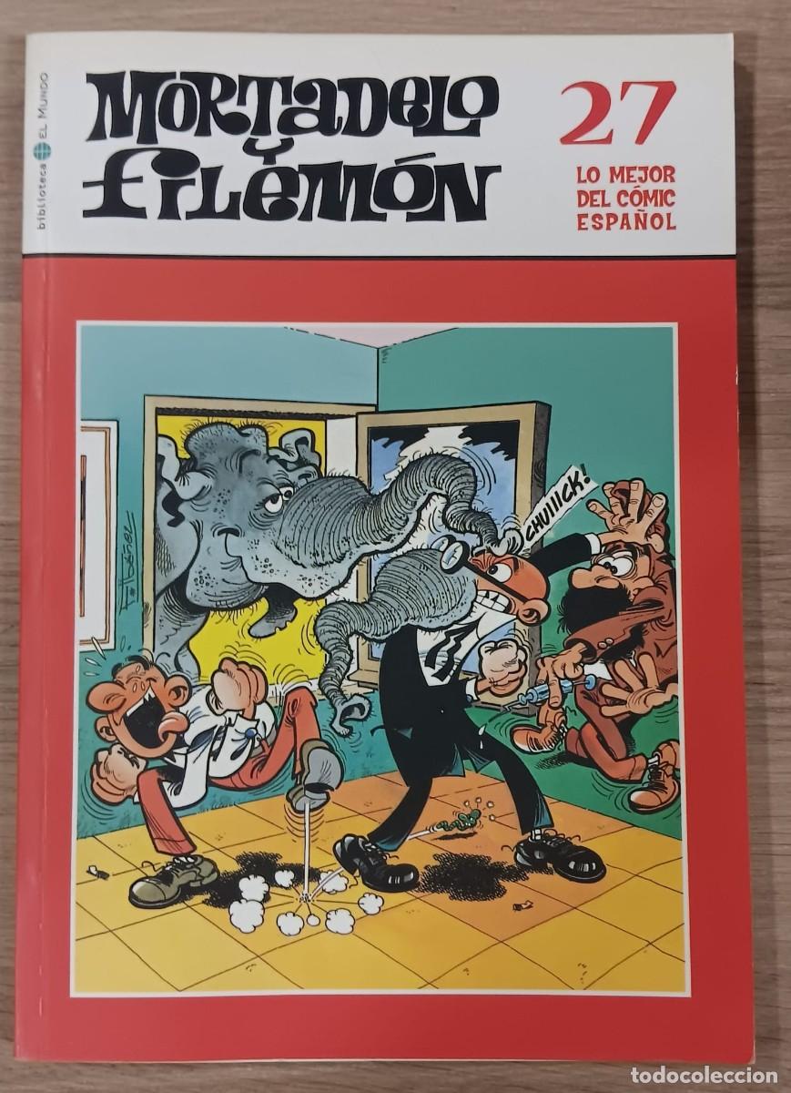 Comics: COMIC MORTADELO Y FILEMON SERIE LO MEJOR DEL COMIC ESPA&Ntilde;OL TOMO NUMERO 27 BIBLIOTECA EL MUNDO 2004