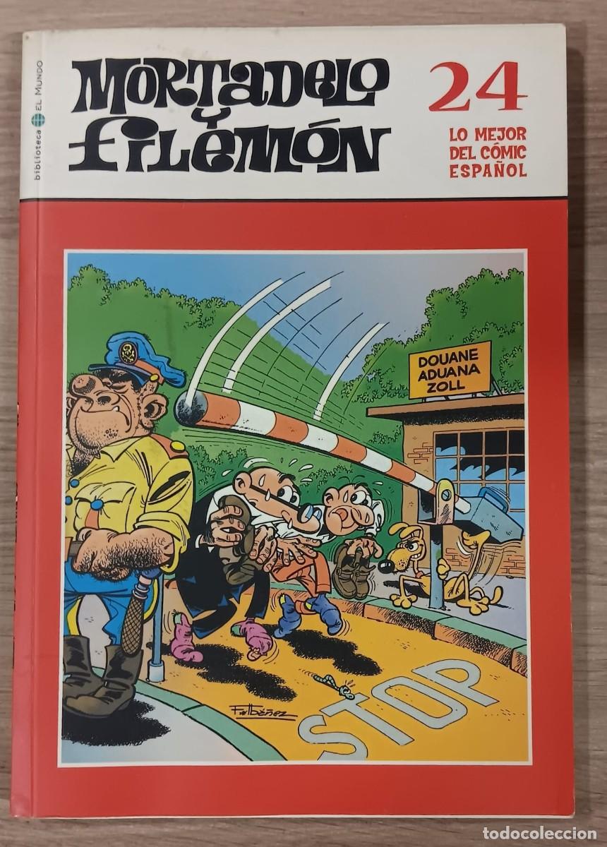 Tebeos: COMIC MORTADELO Y FILEMON SERIE LO MEJOR DEL COMIC ESPA&Ntilde;OL TOMO NUMERO 24 BIBLIOTECA EL MUNDO 2004