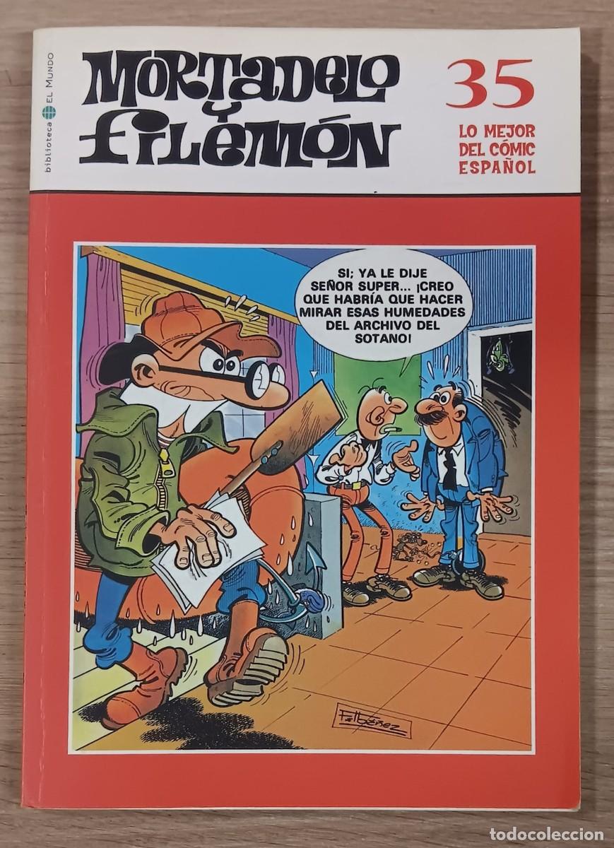 Tebeos: COMIC MORTADELO Y FILEMON SERIE LO MEJOR DEL COMIC ESPA&Ntilde;OL TOMO NUMERO 35 BIBLIOTECA EL MUNDO 2004