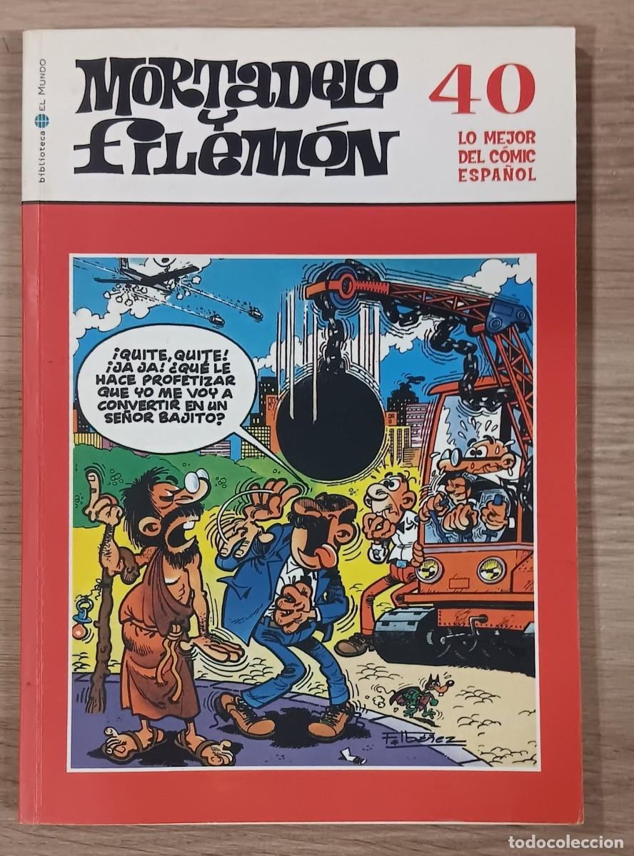 Tebeos: COMIC MORTADELO Y FILEMON SERIE LO MEJOR DEL COMIC ESPA&Ntilde;OL TOMO NUMERO 40 BIBLIOTECA EL MUNDO 2004