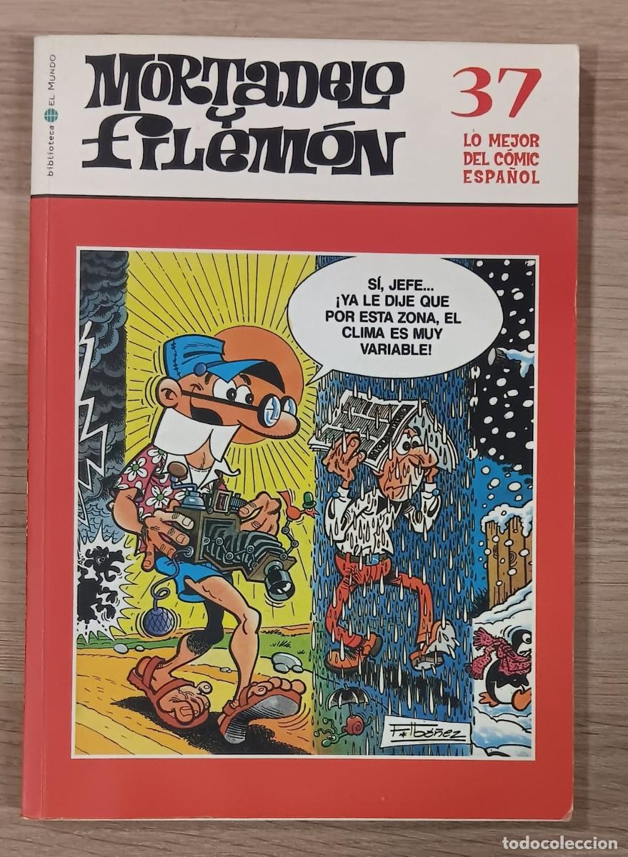 Comics: COMIC MORTADELO Y FILEMON SERIE LO MEJOR DEL COMIC ESPA&Ntilde;OL TOMO NUMERO 37 BIBLIOTECA EL MUNDO 2004