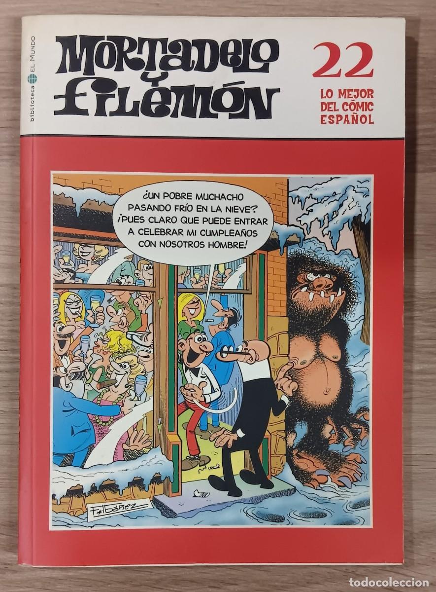 Tebeos: COMIC MORTADELO Y FILEMON SERIE LO MEJOR DEL COMIC ESPA&Ntilde;OL TOMO NUMERO 22 BIBLIOTECA EL MUNDO 2004
