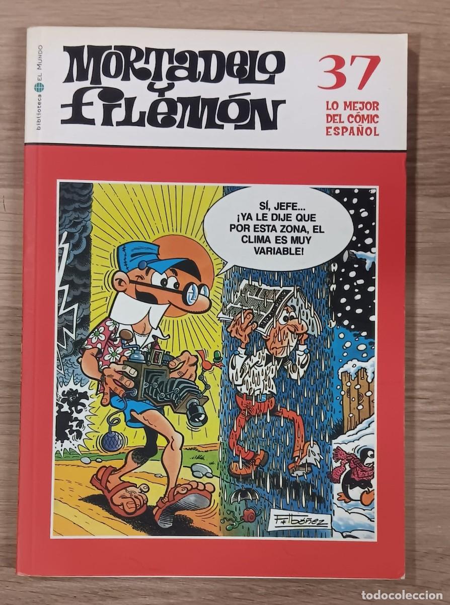 Tebeos: COMIC MORTADELO Y FILEMON SERIE LO MEJOR DEL COMIC ESPA&Ntilde;OL TOMO NUMERO 37 BIBLIOTECA EL MUNDO 2004