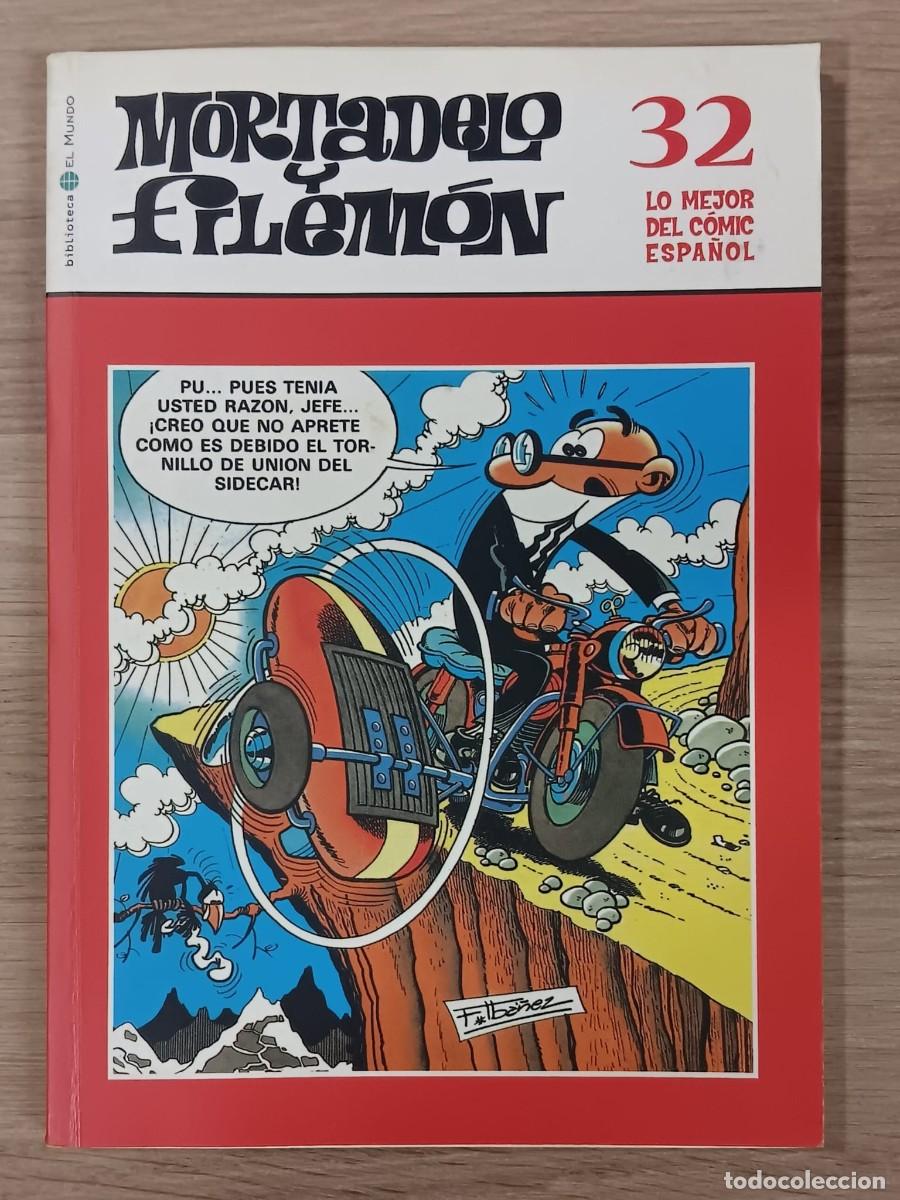 Tebeos: COMIC MORTADELO Y FILEMON SERIE LO MEJOR DEL COMIC ESPA&Ntilde;OL TOMO NUMERO 32 BIBLIOTECA EL MUNDO 2004