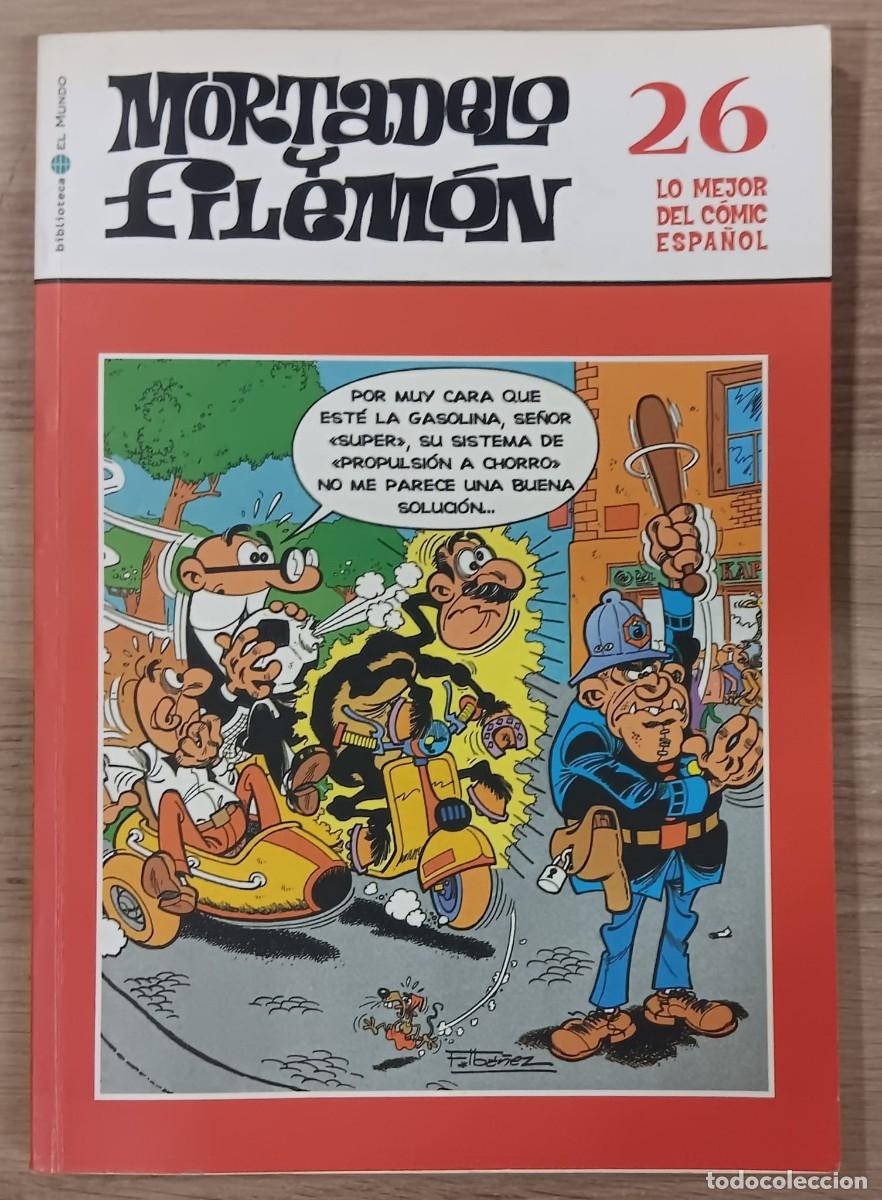 Tebeos: COMIC MORTADELO Y FILEMON SERIE LO MEJOR DEL COMIC ESPA&Ntilde;OL TOMO NUMERO 26 BIBLIOTECA EL MUNDO 2004