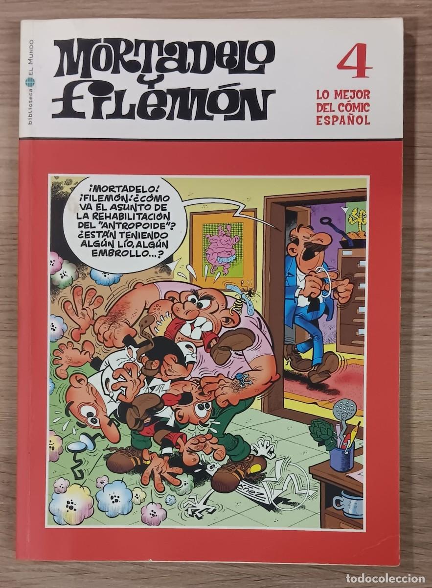 Livros de Banda Desenhada: COMIC MORTADELO Y FILEMON SERIE LO MEJOR DEL COMIC ESPA&Ntilde;OL TOMO NUMERO 4 BIBLIOTECA EL MUNDO 2004