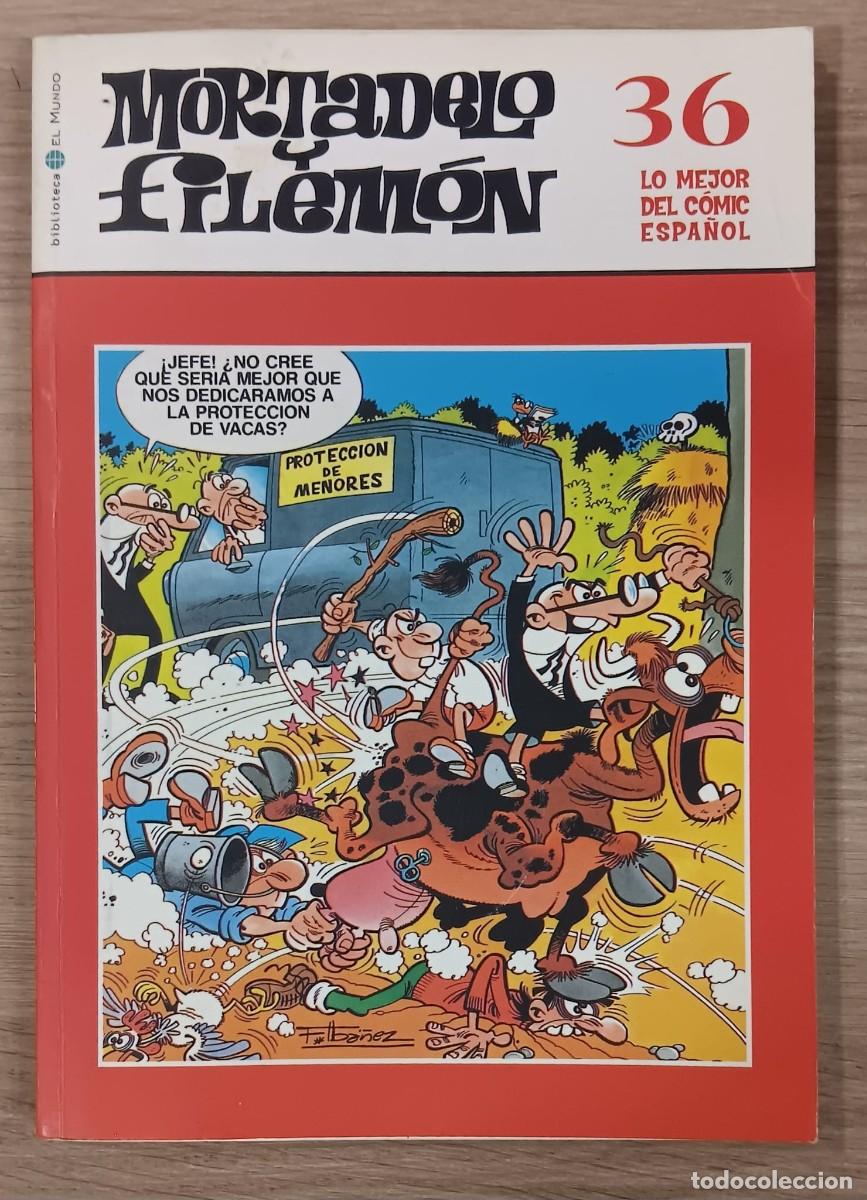 Tebeos: COMIC MORTADELO Y FILEMON SERIE LO MEJOR DEL COMIC ESPA&Ntilde;OL TOMO NUMERO 36 BIBLIOTECA EL MUNDO 2004