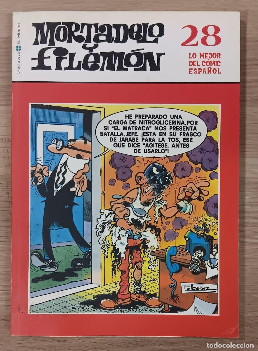 Tebeos: COMIC MORTADELO Y FILEMON SERIE LO MEJOR DEL COMIC ESPA&Ntilde;OL TOMO NUMERO 28 BIBLIOTECA EL MUNDO 2004