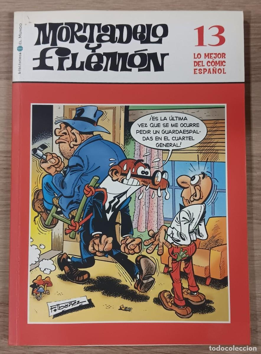 Tebeos: COMIC MORTADELO Y FILEMON SERIE LO MEJOR DEL COMIC ESPA&Ntilde;OL TOMO NUMERO 13 BIBLIOTECA EL MUNDO 2004