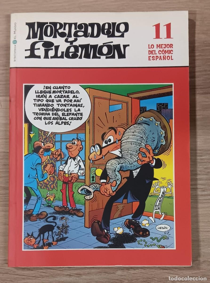 BDs: COMIC MORTADELO Y FILEMON SERIE LO MEJOR DEL COMIC ESPA&Ntilde;OL TOMO NUMERO 11 BIBLIOTECA EL MUNDO 2004