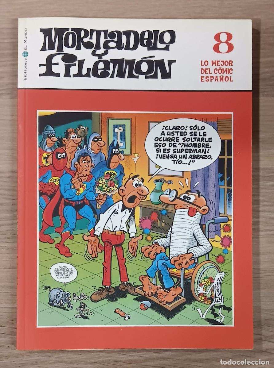 Tebeos: COMIC MORTADELO Y FILEMON SERIE LO MEJOR DEL COMIC ESPA&Ntilde;OL TOMO NUMERO 8 BIBLIOTECA EL MUNDO 2004