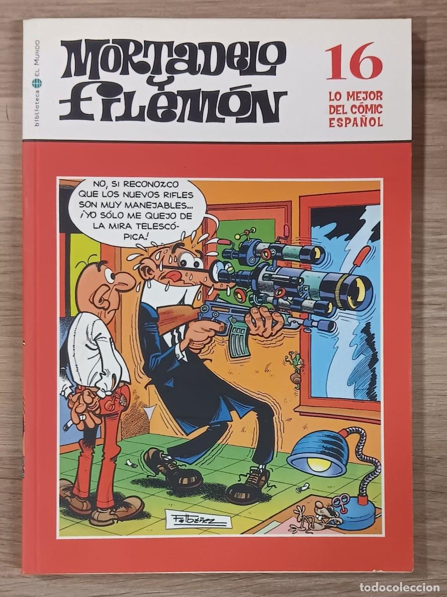 Tebeos: COMIC MORTADELO Y FILEMON SERIE LO MEJOR DEL COMIC ESPA&Ntilde;OL TOMO NUMERO 16 BIBLIOTECA EL MUNDO 2004