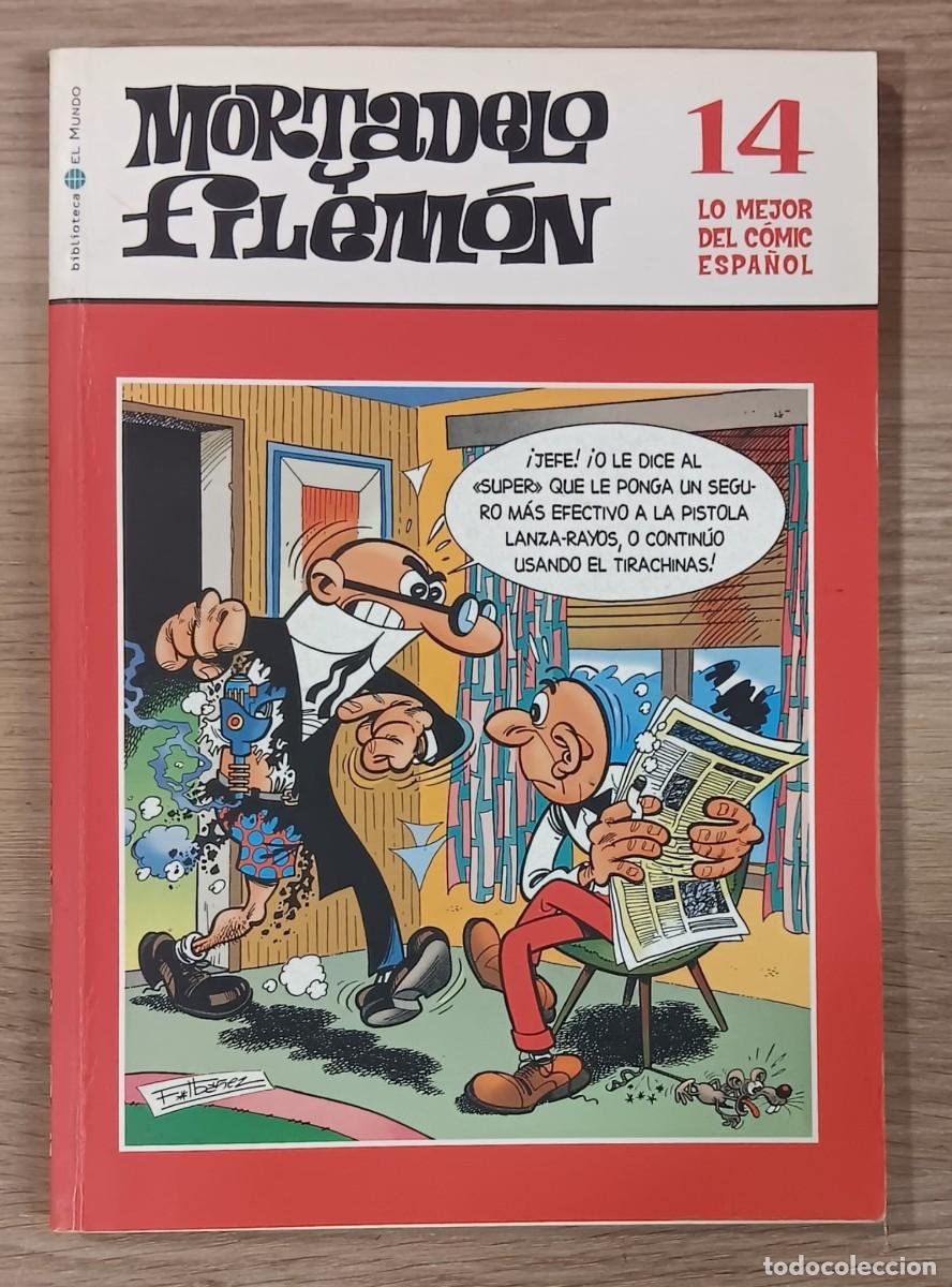 Tebeos: COMIC MORTADELO Y FILEMON SERIE LO MEJOR DEL COMIC ESPA&Ntilde;OL TOMO NUMERO 14 BIBLIOTECA EL MUNDO 2004