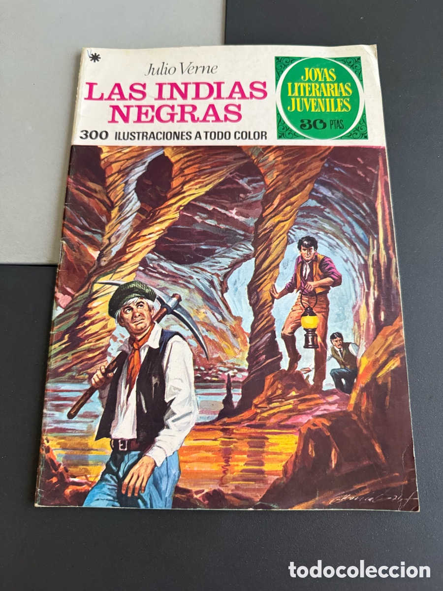 Tebeos: LAS INDIAS NEGRAS ( Julio Verne). Joyas Literarias Juveniles. n 131. 2 Edici&oacute;n