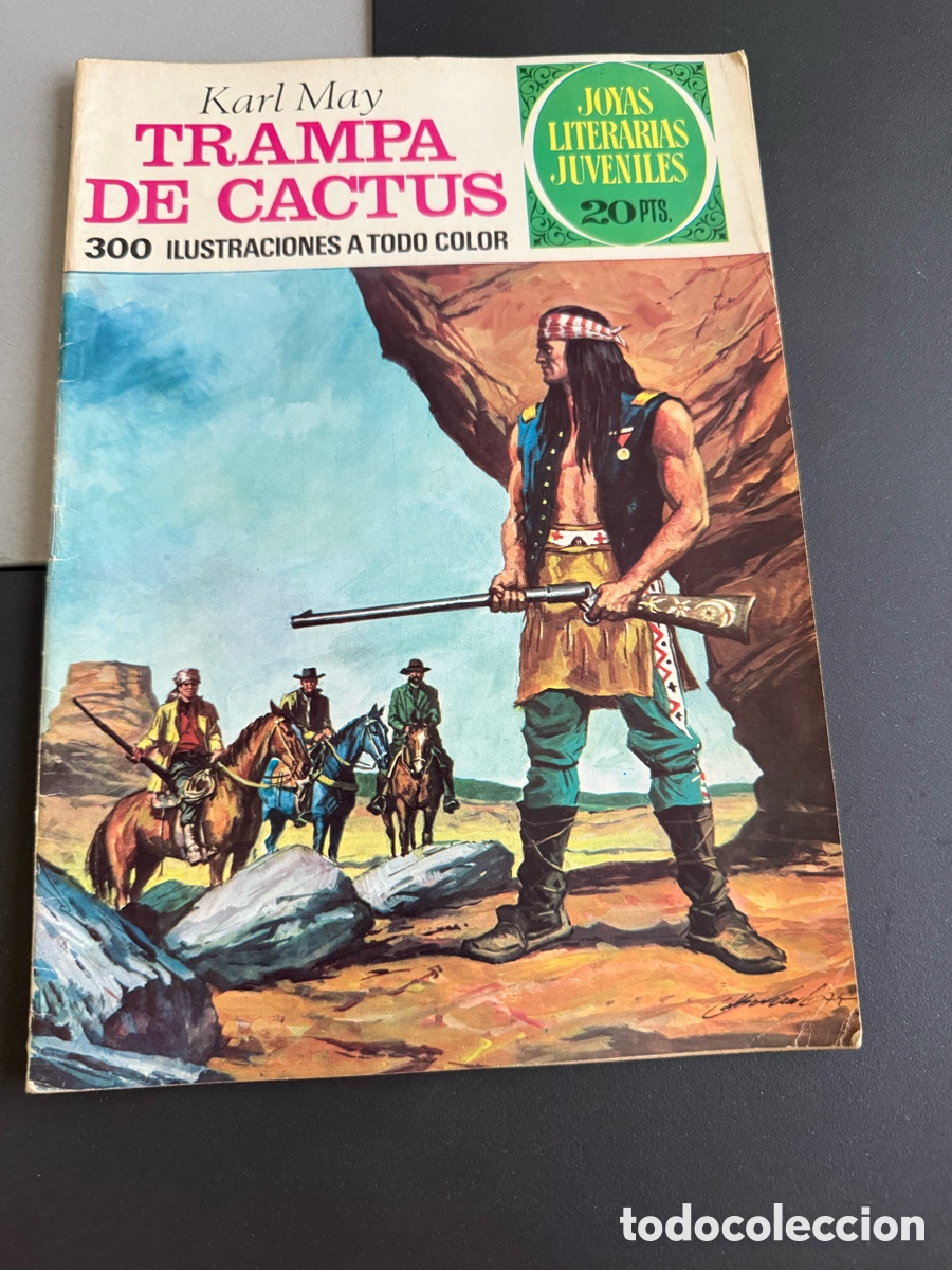 Tebeos: TRAMPA DE CACTUS ( Karl May). Joyas Literarias Juveniles. n 122. 1 Edici&oacute;n
