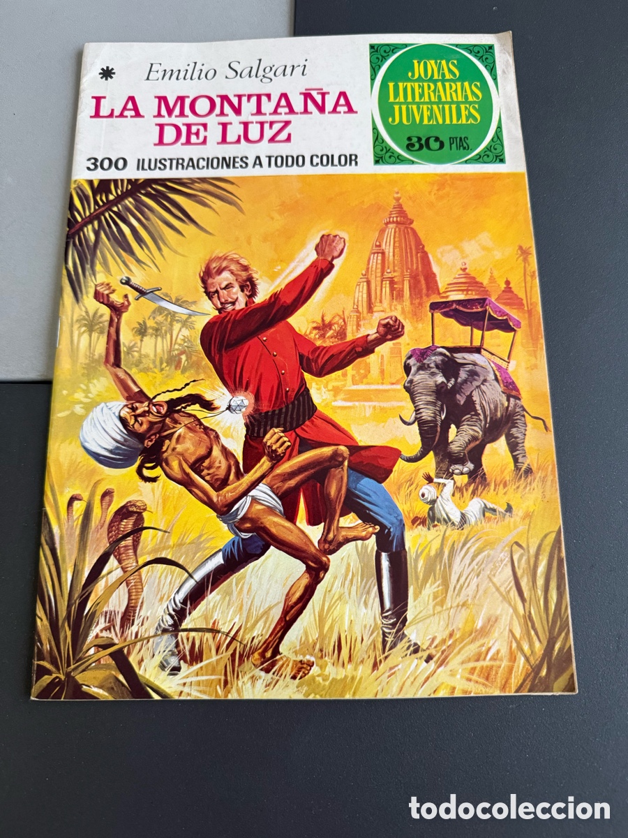 Tebeos: LA MONTA&Ntilde;A DE LUZ ( Emilio Salgari) Joyas Literarias Juveniles. n 121. 2 Edici&oacute;n