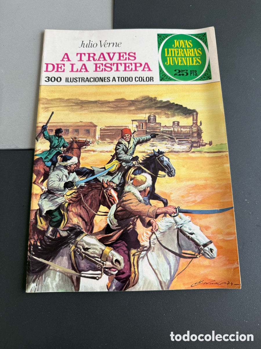 Tebeos: A TRAV&Eacute;S DE LA ESTEPA( Julio Verne). Joyas Literarias Juveniles. n 116. 2 Edici&oacute;n