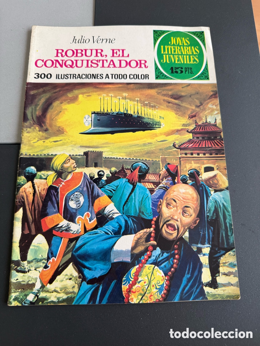 Tebeos: ROBUR,EL CONQUISTADOR ( Julio Verne) Joyas Literarias Juveniles. n 113. 1 Edici&oacute;n