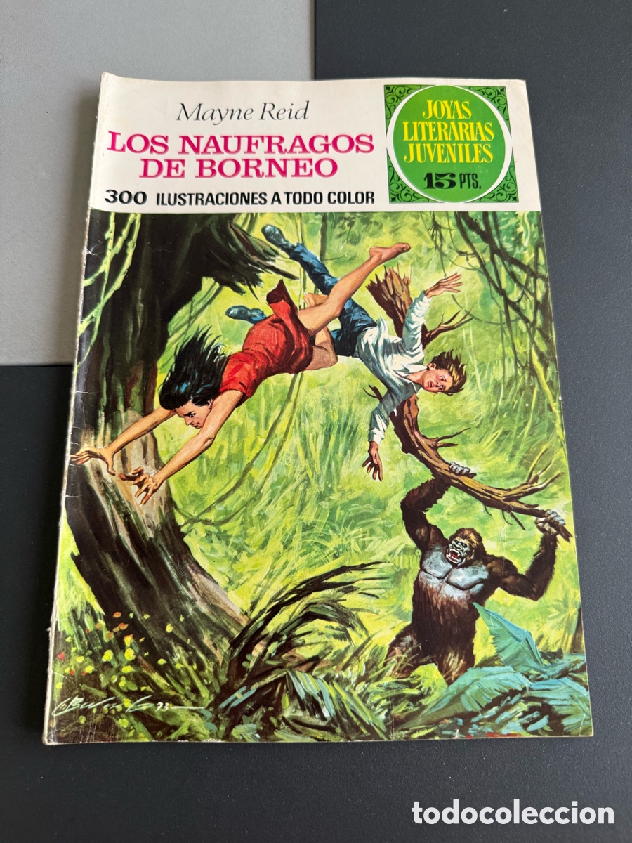 BDs: LOS N&Aacute;UFRAGOS DE BORNEO( Mayne Re&iacute;d). Joyas Literarias Juveniles. n 110. 1 Edici&oacute;n