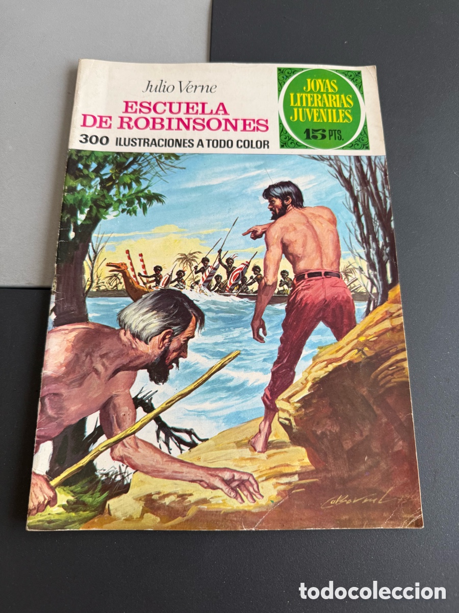 Livros de Banda Desenhada: ESCUELA DE ROBINSONES ( Julio Verne). Joyas Literarias Juveniles. n 108. 1 Edici&oacute;n