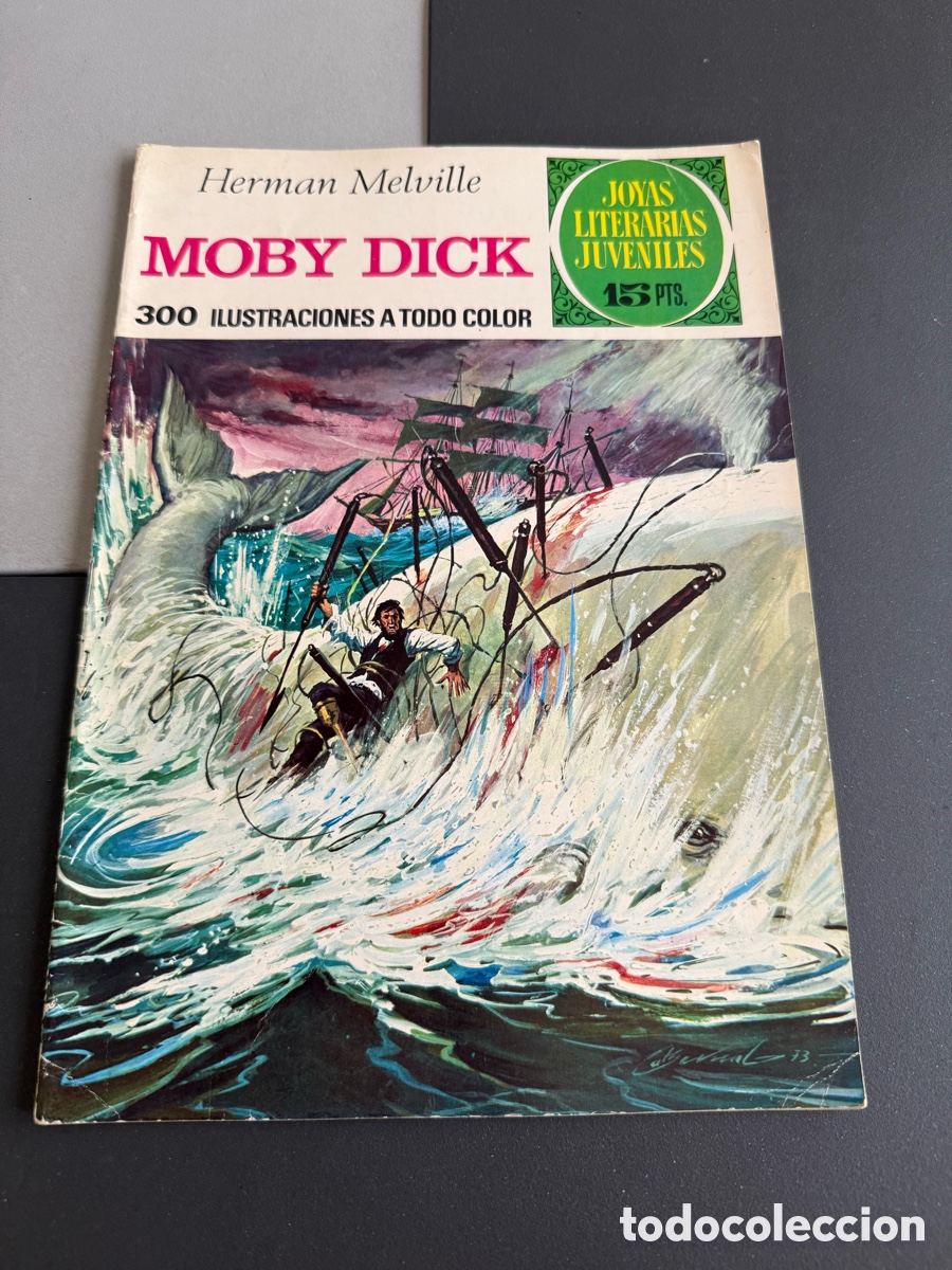 Tebeos: MOBY DICK ( Herman Melville) Joyas Literarias Juveniles. n 107. 1 Edici&oacute;n