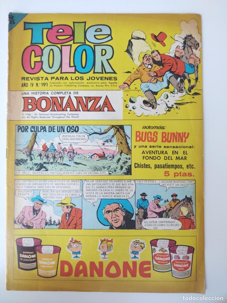 Tebeos: TELE COLOR N&deg; 191. Bruguera de 1966