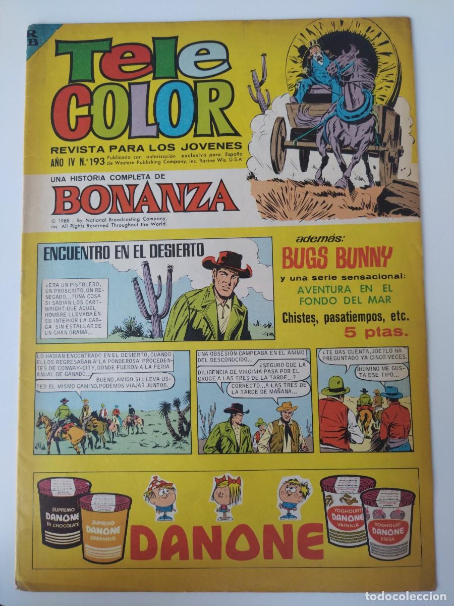 Tebeos: TELE COLOR N&deg; 193. Bruguera de 1966