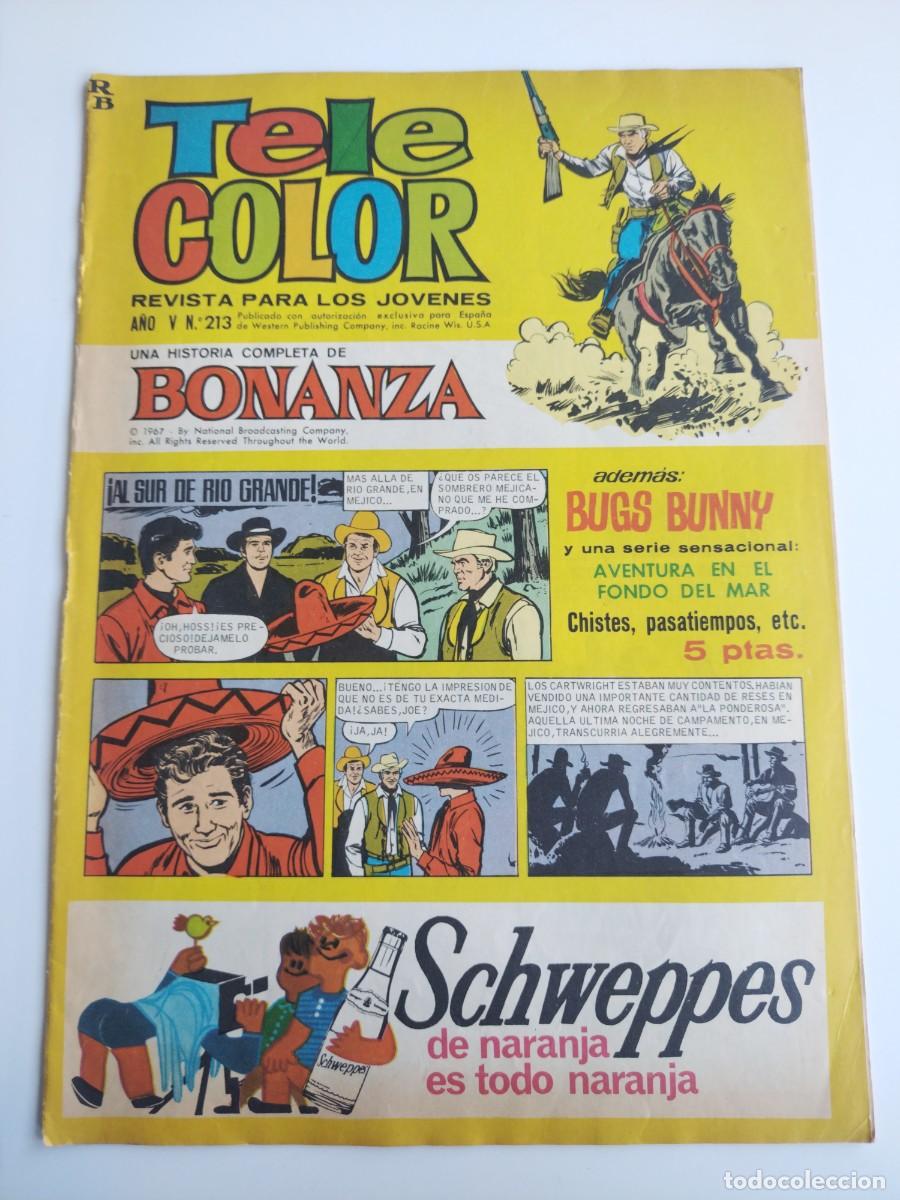 Tebeos: TELE COLOR N&deg; 213. Bruguera de 1966