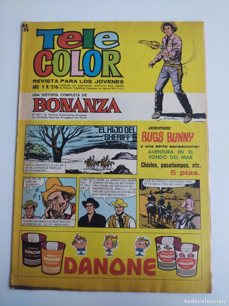 Tebeos: TELE COLOR N&deg; 216. Bruguera de 1966