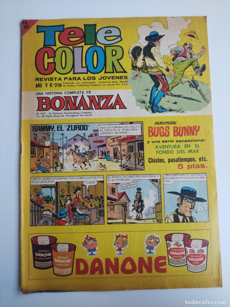 Livros de Banda Desenhada: TELE COLOR N&deg; 218. Bruguera de 1966