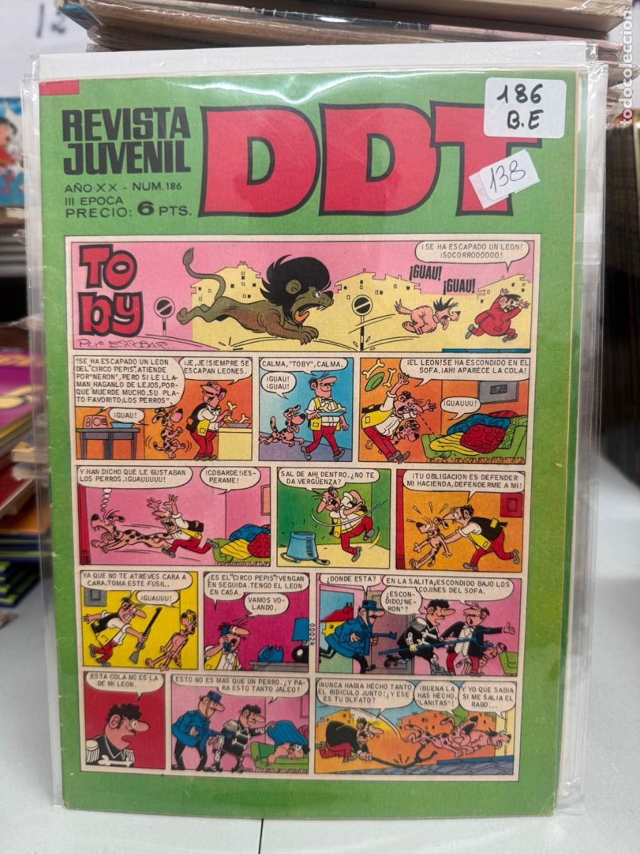 Tebeos: DDT EDITORIAL BRUGUERA NUMERO 186