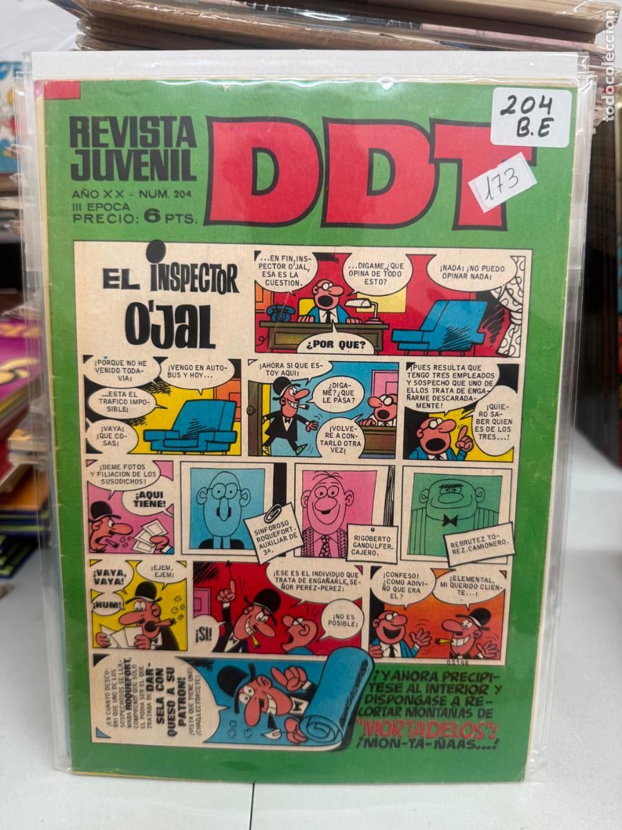 Tebeos: DDT EDITORIAL BRUGUERA NUMERO 204