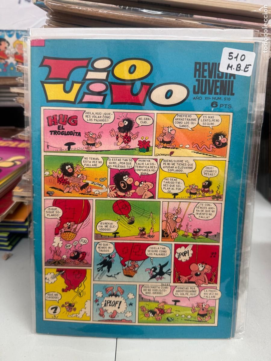Tebeos: TIO VIVO EDITORIAL BRUGUERA NUMERO 510