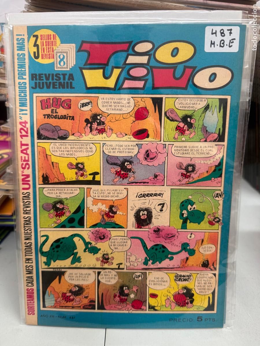Tebeos: TIO VIVO EDITORIAL BRUGUERA NUMERO 487