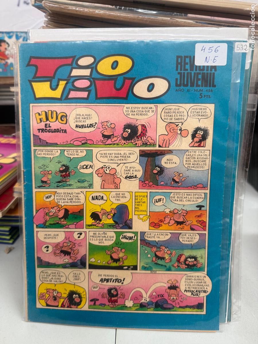 Tebeos: TIO VIVO EDITORIAL BRUGUERA NUMERO 456