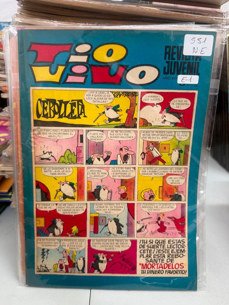 Tebeos: TIO VIVO EDITORIAL BRUGUERA NUMERO 551