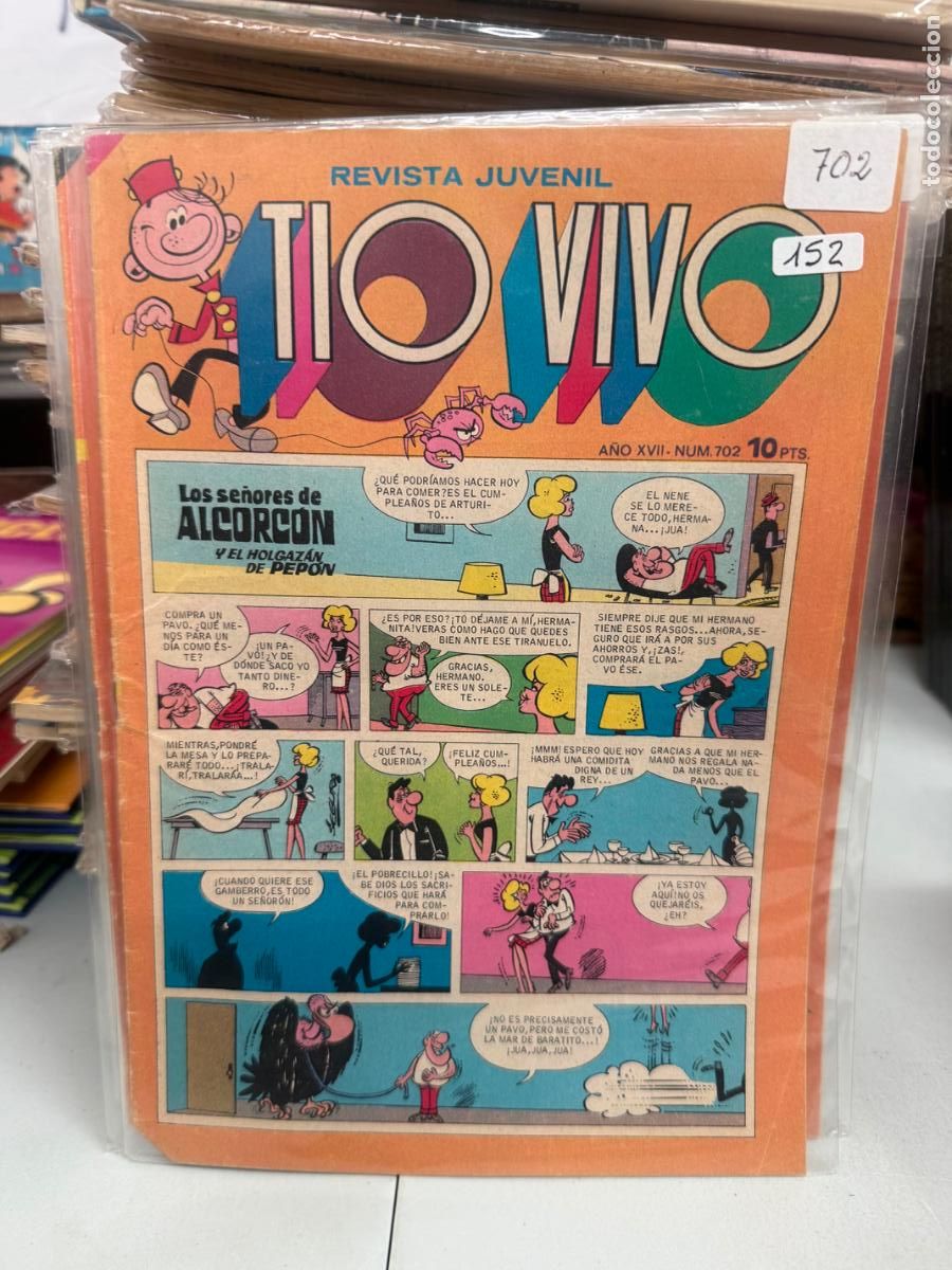 Tebeos: TIO VIVO EDITORIAL BRUGUERA NUMERO 702