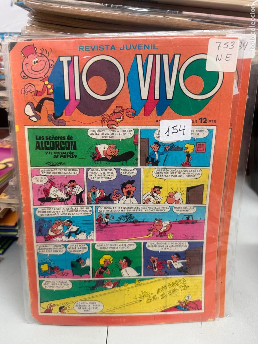Tebeos: TIO VIVO EDITORIAL BRUGUERA NUMERO 753