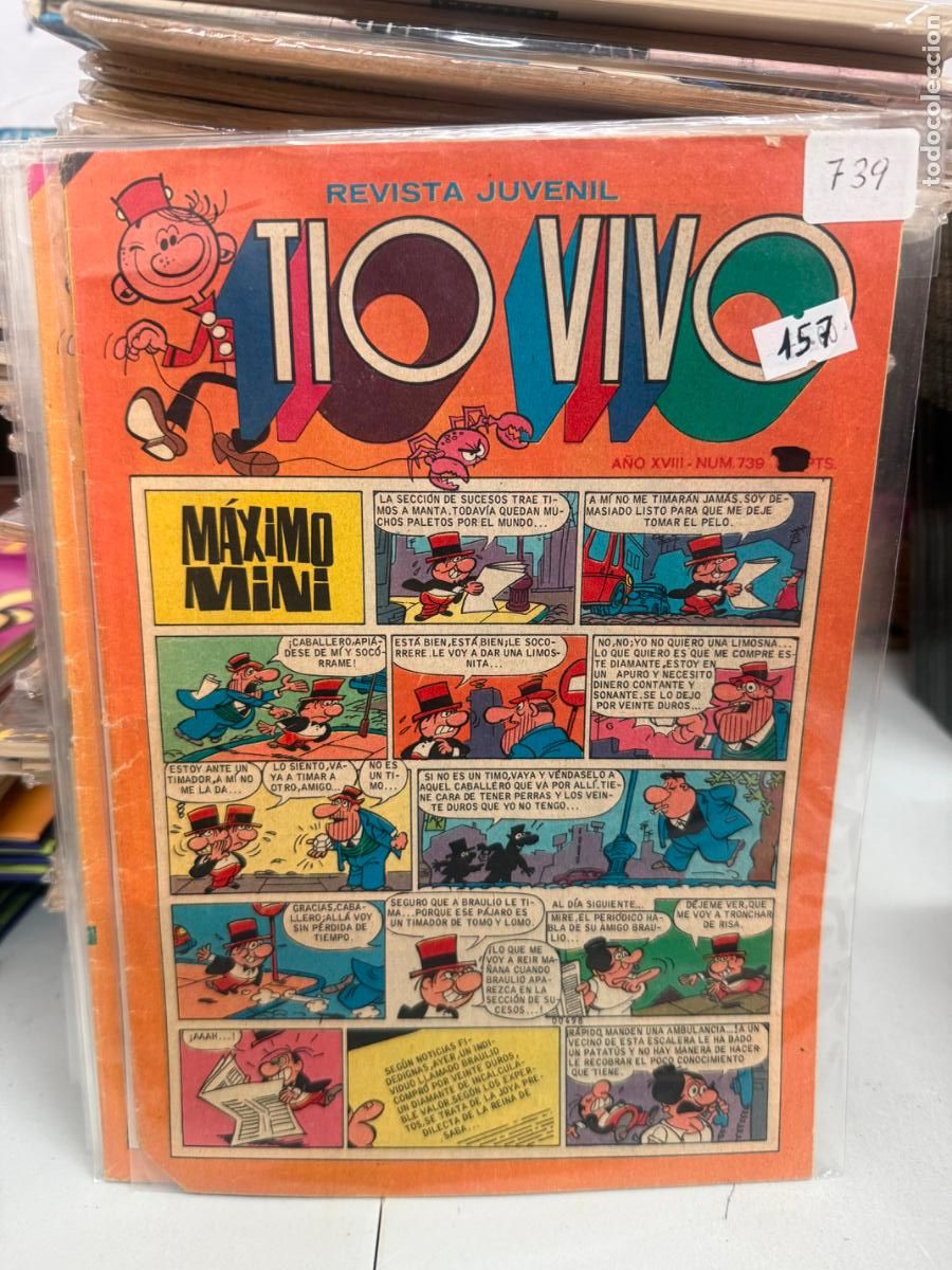 Tebeos: TIO VIVO EDITORIAL BRUGUERA NUMERO 739
