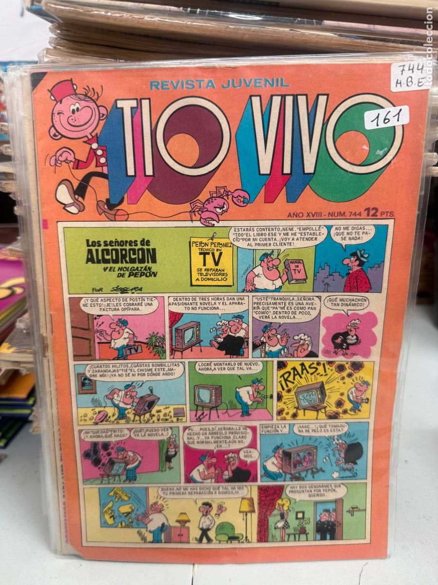 Tebeos: TIO VIVO EDITORIAL BRUGUERA NUMERO 744