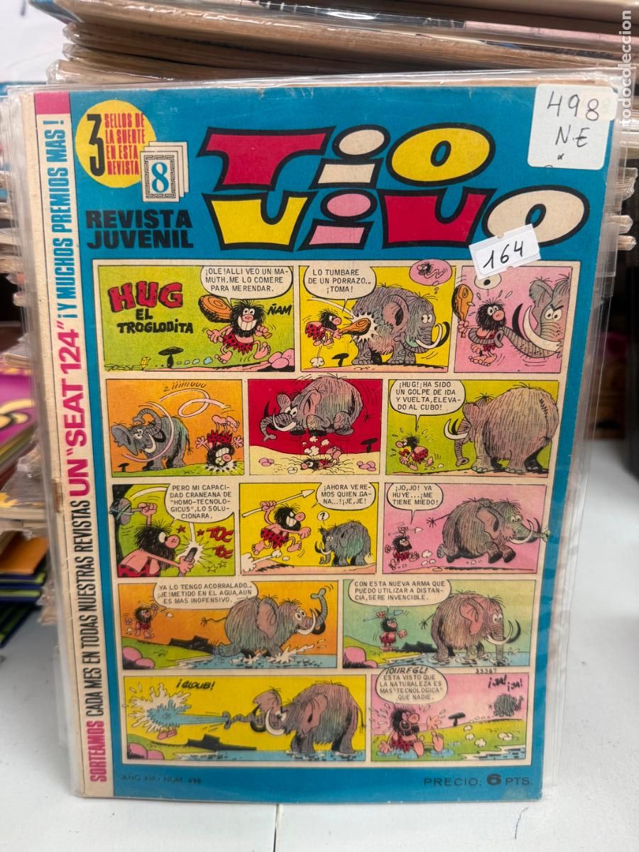Tebeos: TIO VIVO EDITORIAL BRUGUERA NUMERO 498